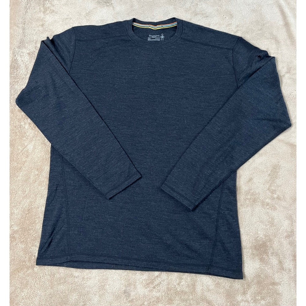 Smartwool Merino 250 Classic thermal Crew base layer Top Men 2XL Charcoal Gray